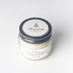 شمع شیشه ای سفید