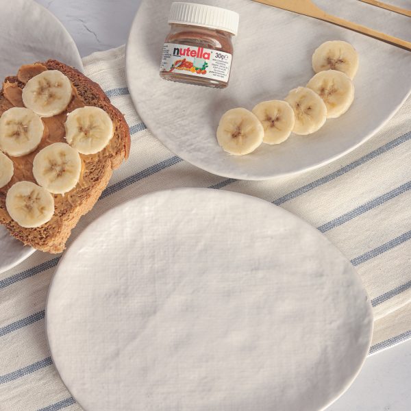 پیش دستی دفرمه سفید