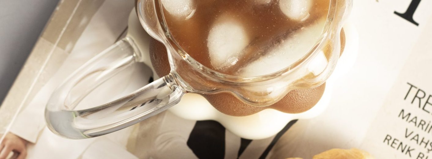 ماگ پیرکس حبابی دسته دار