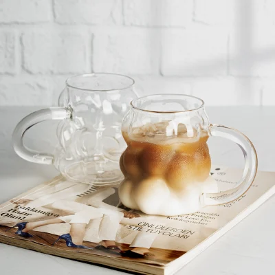 ماگ پیرکس حبابی دسته دار