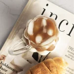 ماگ پیرکس حبابی دسته دار