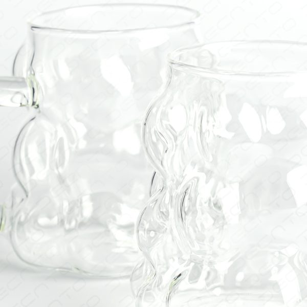 ماگ پیرکس حبابی دسته دار