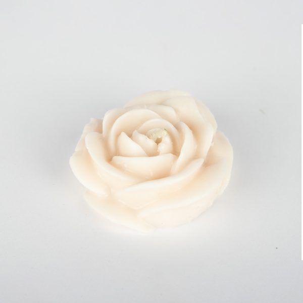 شمع گل رز شناور کرم