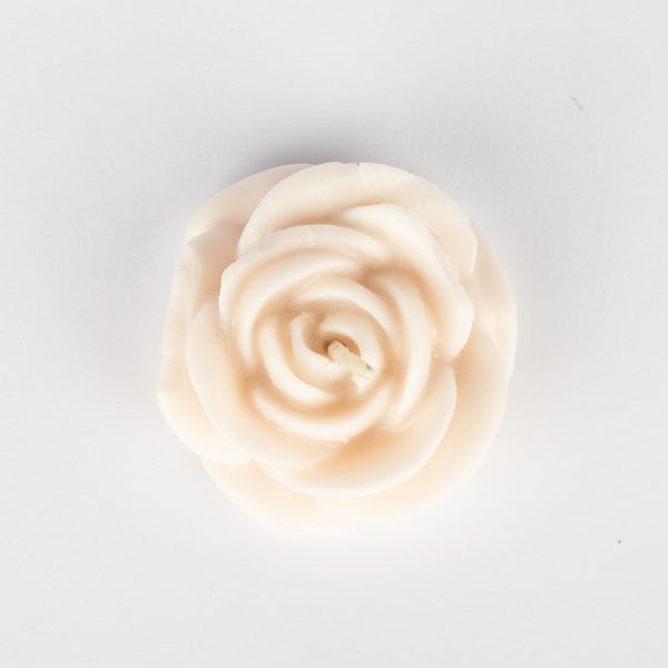 شمع گل رز شناور کرم