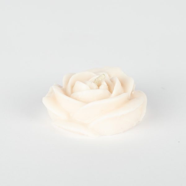 شمع گل رز شناور کرم