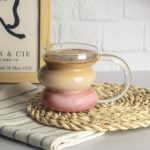 لیوان پیرکس طبقه ای دسته دار تری فلور