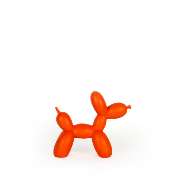مجسمه سگ بادکنکی نارنجی