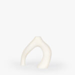 گلدان دوقلو عشق سفید مشکی