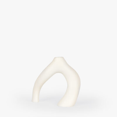 گلدان دوقلو عشق سفید مشکی