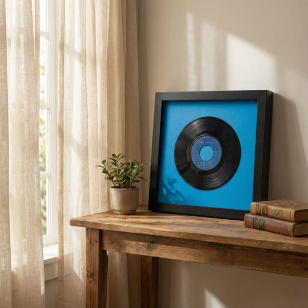 تابلو دکوراتیو گرامافون آبی - Image 2