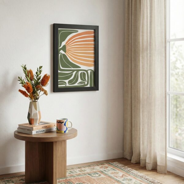 تابلو دکوری مینیمال گل آفتابگردون ۲